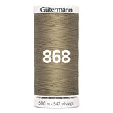 Gutermann naaigaren | 500m | 868 donkerbeige naaigaren GM - 500M - 868 - donkerbeige 4008015037444